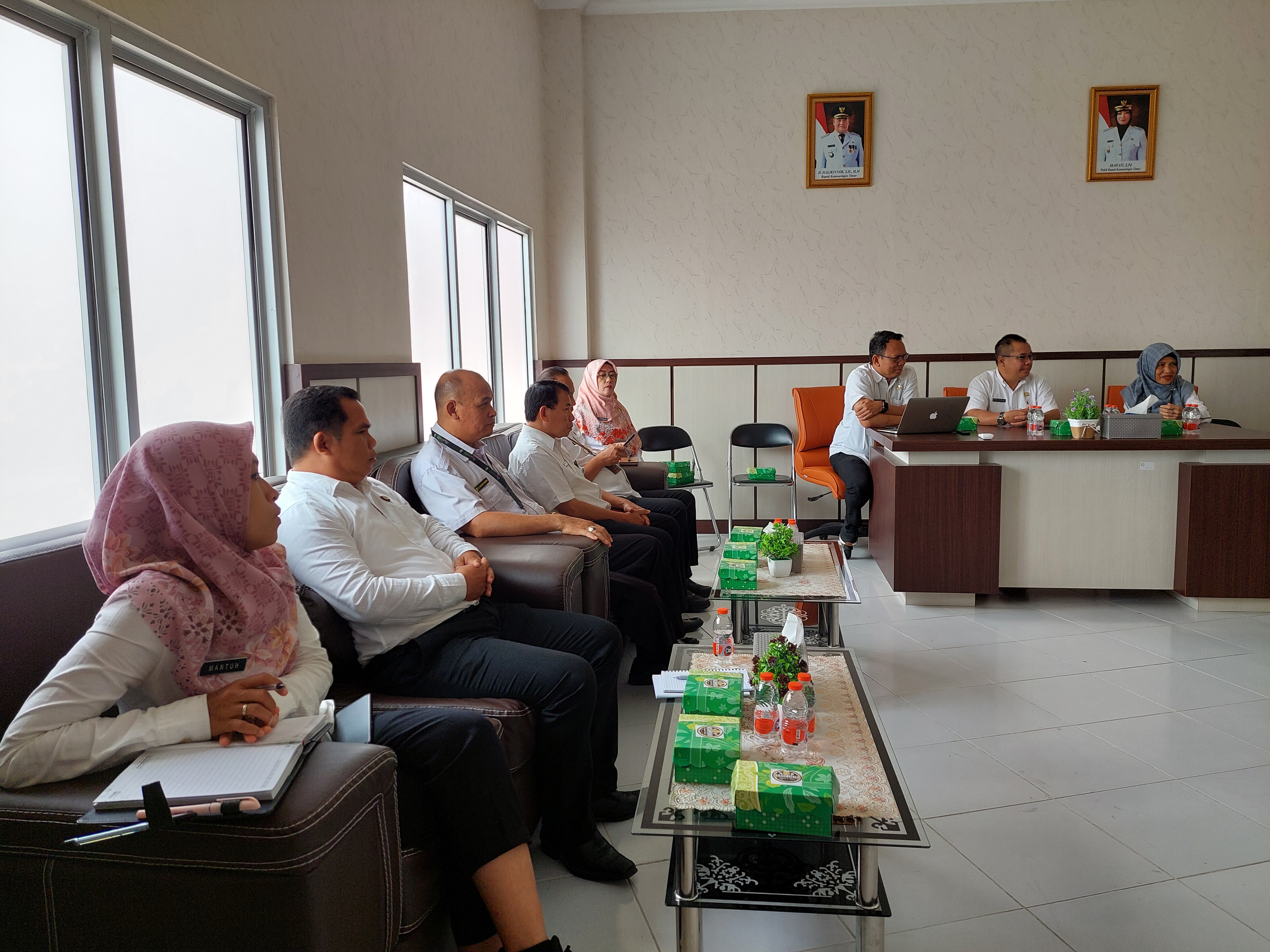 Kunjungan DPMPTSP Kab. Kotawaringin Barat ke MPP Habaring Hurung